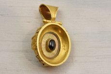 画像2: Sold GOLD.ガーネットペンダント (2)