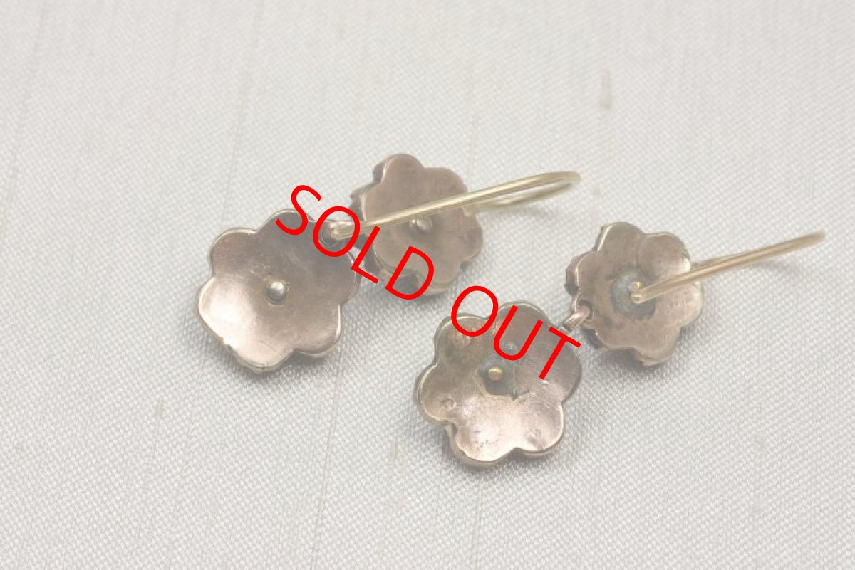 画像4: GOLD.ガーネットイヤリング (4)