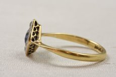 画像3: 18ct．ｐｔ．サファイア ダイヤモンドリング (3)