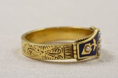 画像5: 14ct．パール エナメルリング (5)