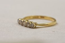 画像2: 18ct.pt.ダイヤモンドリング (2)