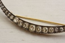 画像6: 18ct.sv.ダイヤモンドブローチ (6)