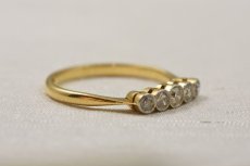 画像5: 18ct.pt.ダイヤモンドリング (5)