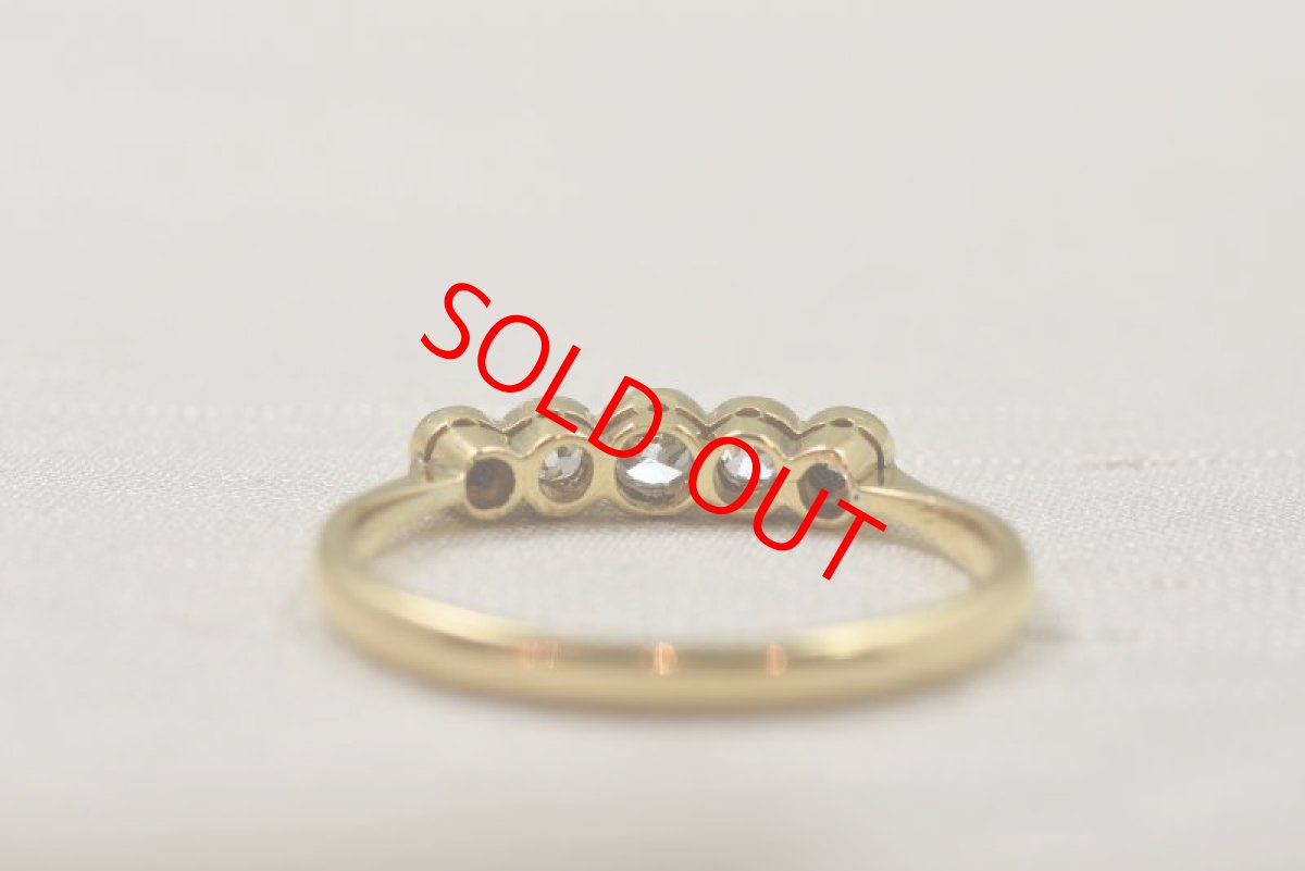 画像4: 18ct.pt.ダイヤモンドリング (4)