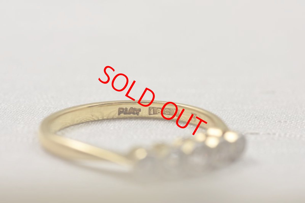 画像6: 18ct.pt.ダイヤモンドリング (6)