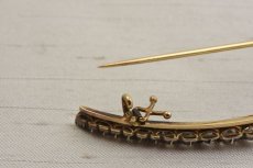 画像5: 18ct.sv.ダイヤモンドブローチ (5)