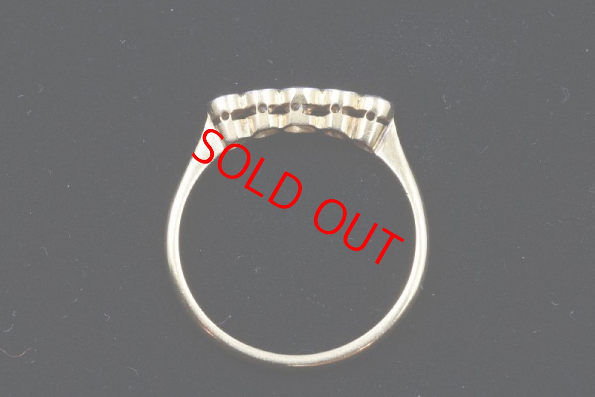 画像8: 18ct.pt.ダイヤモンドリング (8)