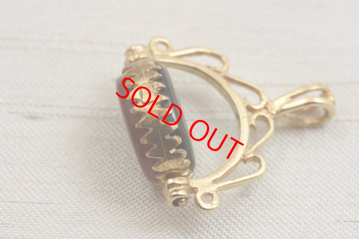 画像3: 9ct.オニキス コーネリアンペンダント (3)