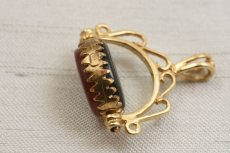 画像3: 9ct.オニキス コーネリアンペンダント (3)