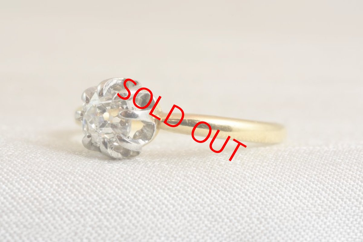 画像2: GOLD.(Pt.)ダイヤモンドリング (2)