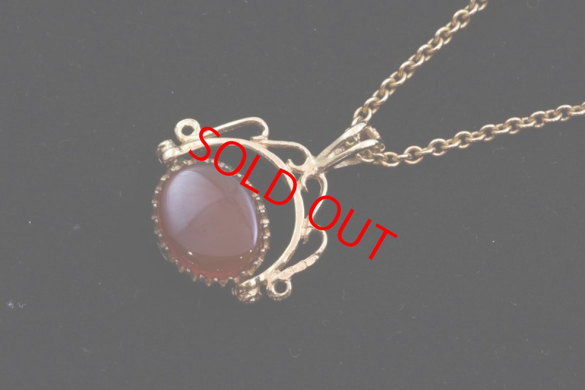 画像5: 9ct.オニキス コーネリアンペンダント (5)