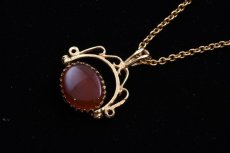 画像5: 9ct.オニキス コーネリアンペンダント (5)