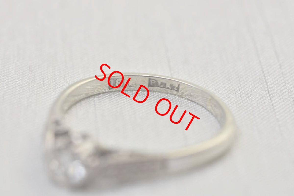 画像5: Sold 18ct．pt．ダイヤモンドリング (5)