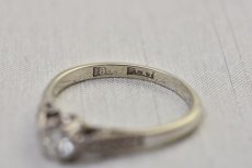 画像5: Sold 18ct．pt．ダイヤモンドリング (5)