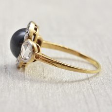 画像3: sold ゴールド・サファイア・ダイヤモンドリング　 (3)