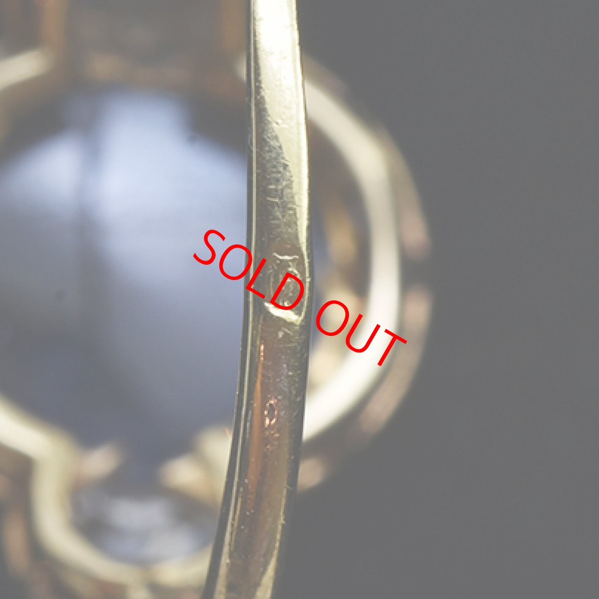 画像5: sold ゴールド・サファイア・ダイヤモンドリング　 (5)