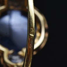 画像5: sold ゴールド・サファイア・ダイヤモンドリング　 (5)
