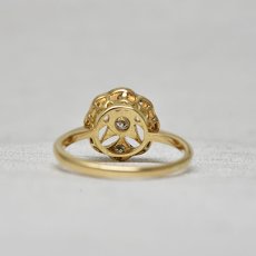 画像4: Sold　18ct, (wg) ダイヤモンドリング (4)