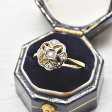 画像6: Sold　18ct, (wg) ダイヤモンドリング (6)