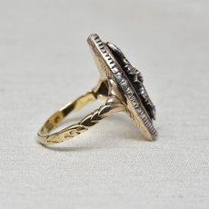 画像4: Sold 14ct・sv・ダイヤモンドリング (4)