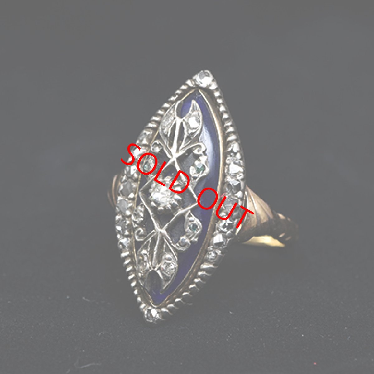 画像6: Sold 14ct・sv・ダイヤモンドリング (6)