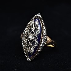 画像6: Sold 14ct・sv・ダイヤモンドリング (6)