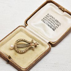 画像4: ゴールド・パール・コラル ブローチ (4)