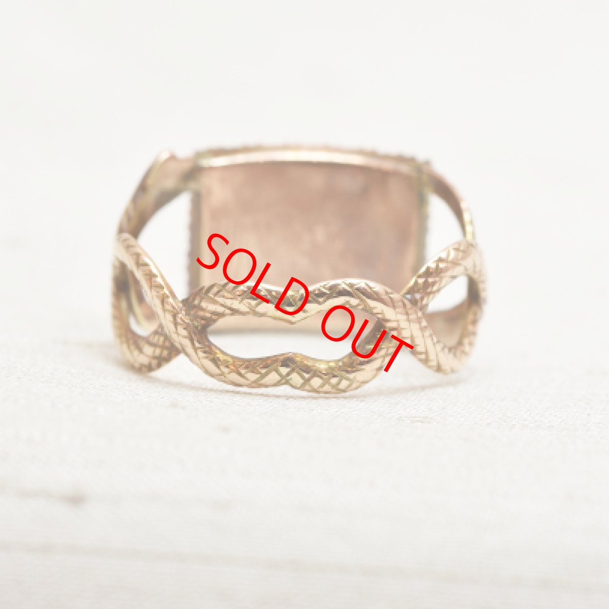 画像4: GOLD.ガーネット・パールリング  (4)