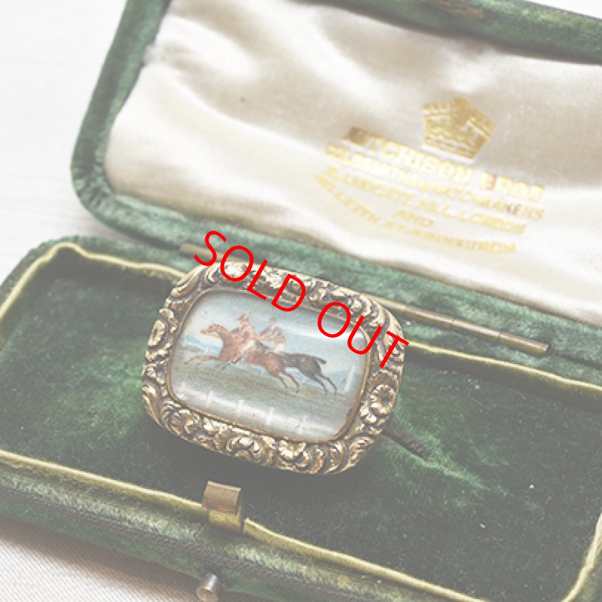 画像4: ゴールド ミニアチュールブローチ (4)