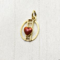 画像1: 14ct,エナメルペンダント (1)