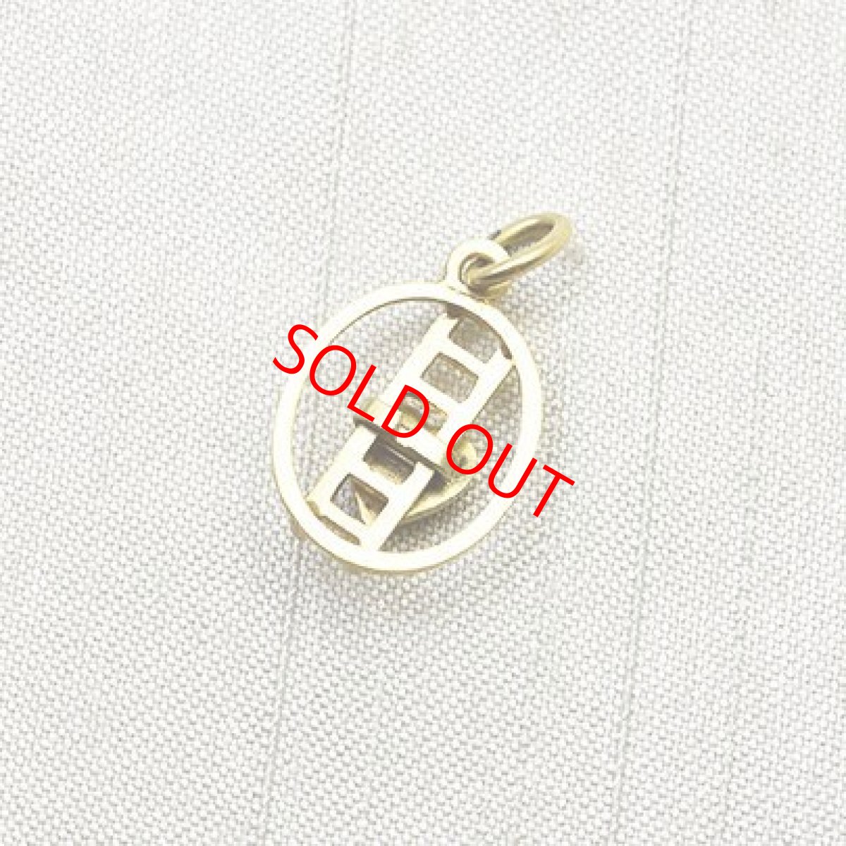 画像2: 14ct,エナメルペンダント (2)