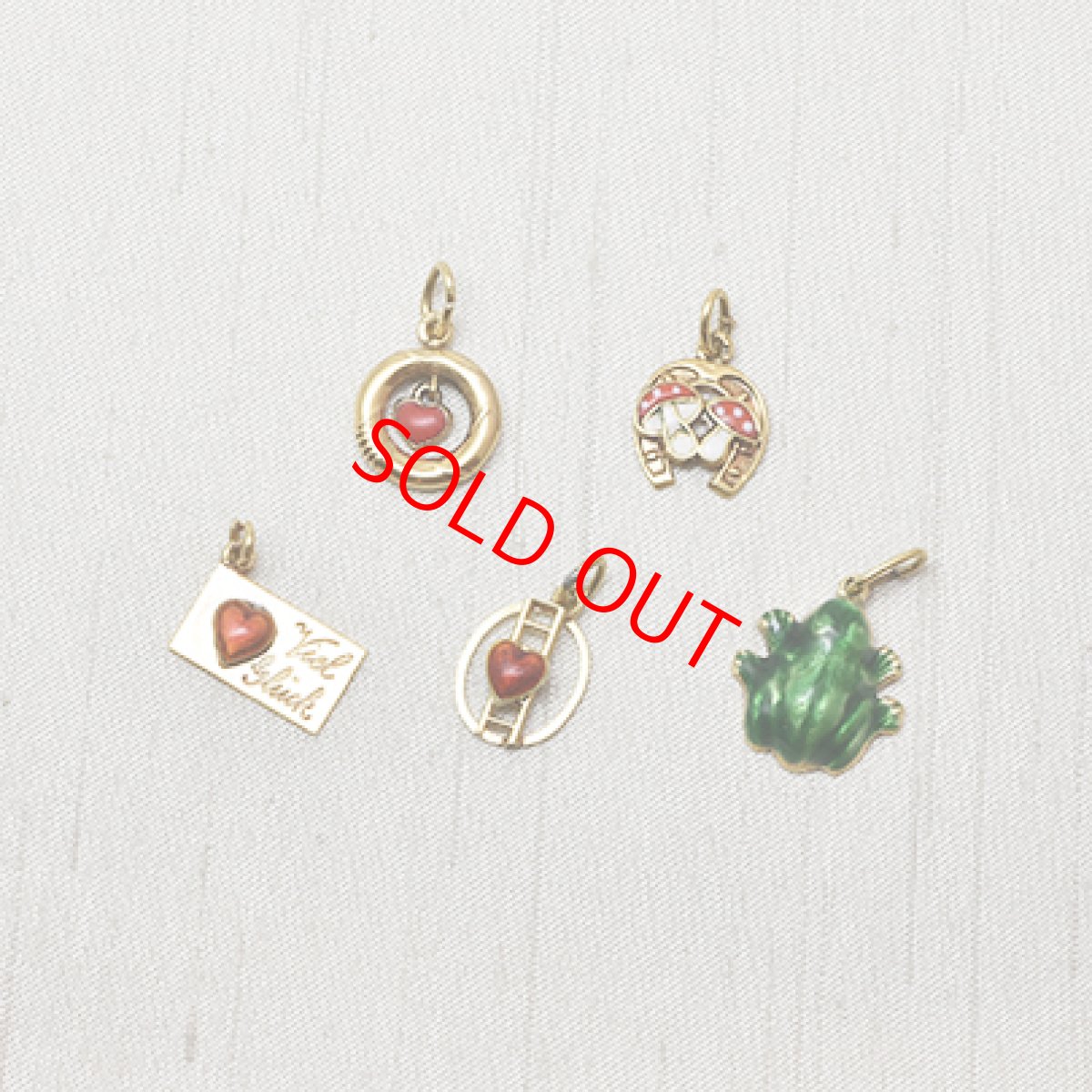 画像5: 14ct,エナメルペンダント (5)