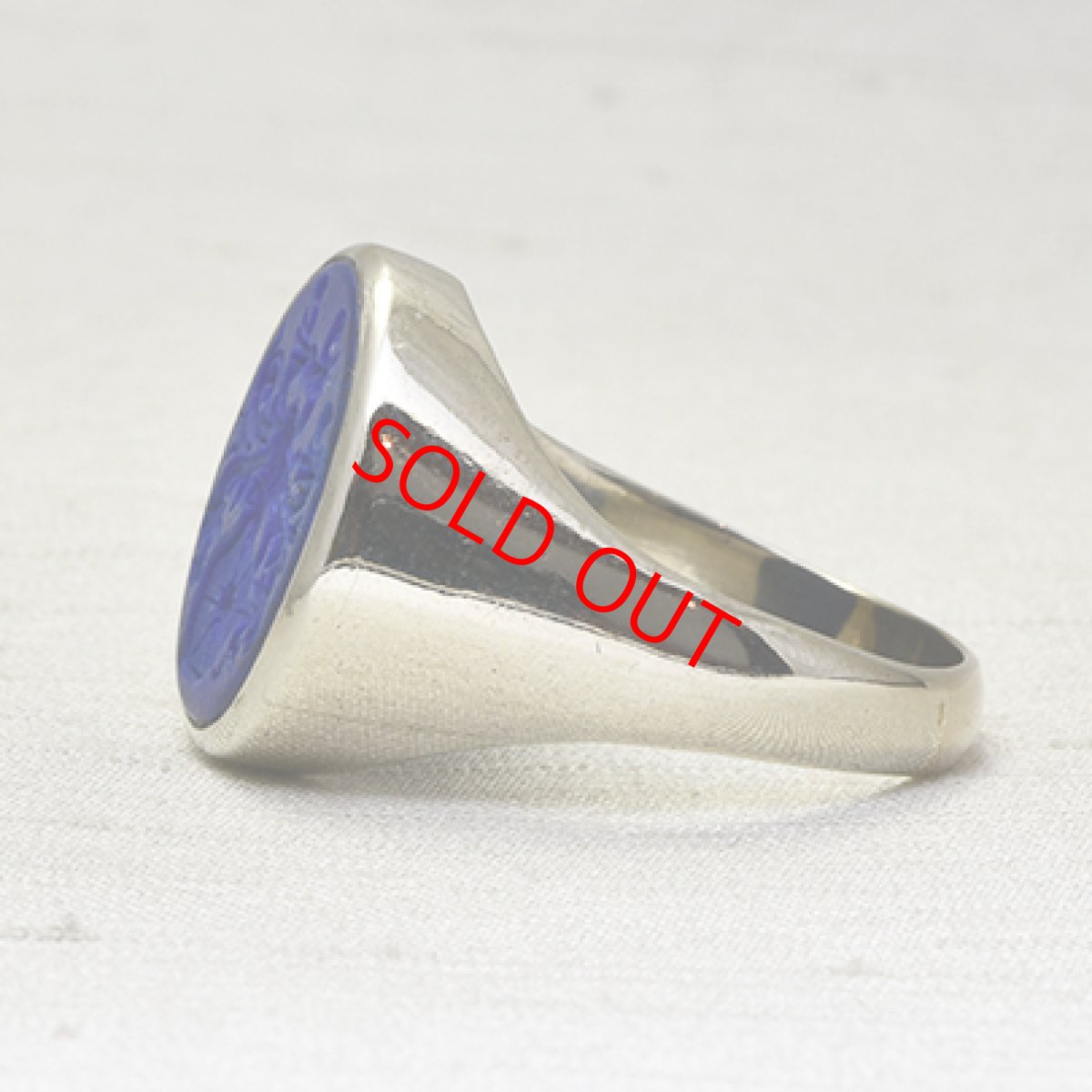 画像3: WG.ラピスラズリ インタリオリング (3)