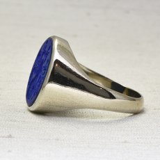 画像3: WG.ラピスラズリ インタリオリング (3)