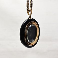 画像4: 14ctゴールド・シルバー・パール・グラスペンダント (4)