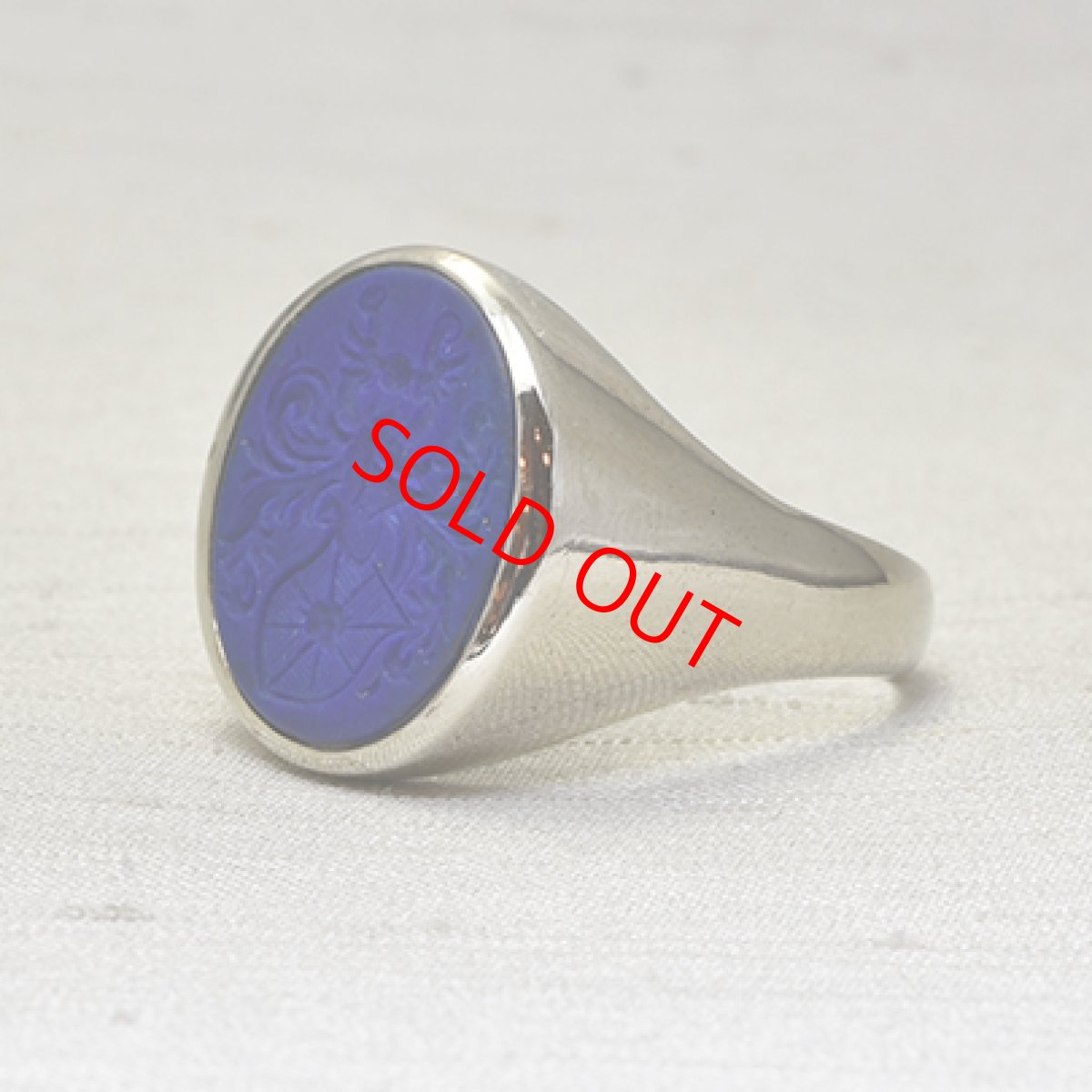 画像2: WG.ラピスラズリ インタリオリング (2)