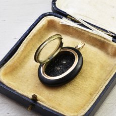 画像8: 14ctゴールド・シルバー・パール・グラスペンダント (8)