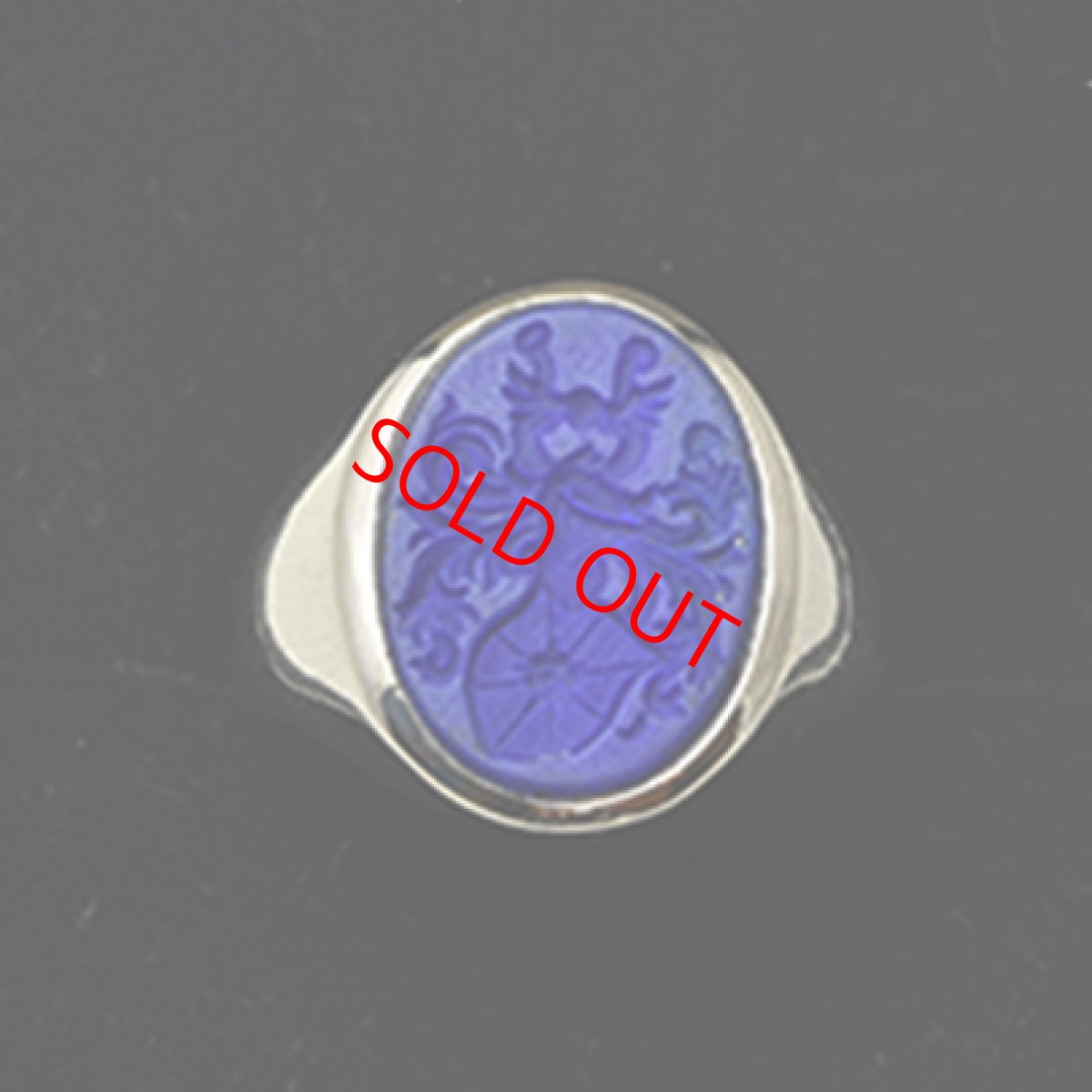 画像6: WG.ラピスラズリ インタリオリング (6)