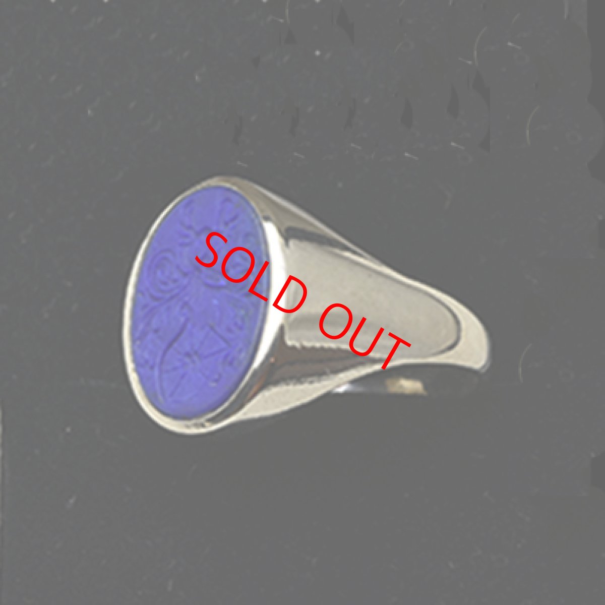 画像7: WG.ラピスラズリ インタリオリング (7)