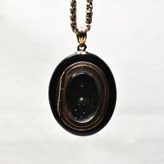 画像5: 14ctゴールド・シルバー・パール・グラスペンダント (5)