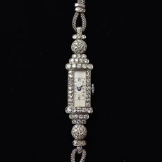 画像7: Pt.ダイヤモンドリストウォッチ (7)