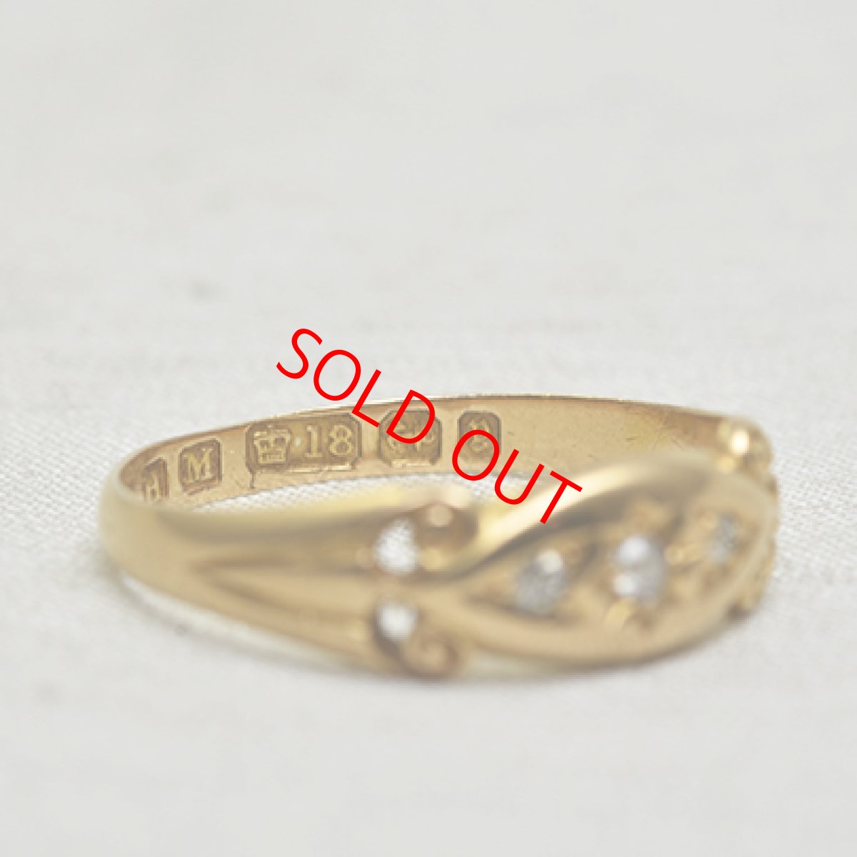 画像5: 18ct,ダイヤモンドリング (5)