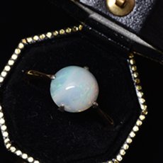 画像6: ゴールド・シルバー ・オパールリング 商談中 (6)