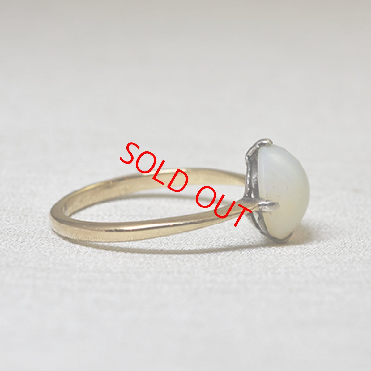 画像4: ゴールド・シルバー ・オパールリング 商談中 (4)