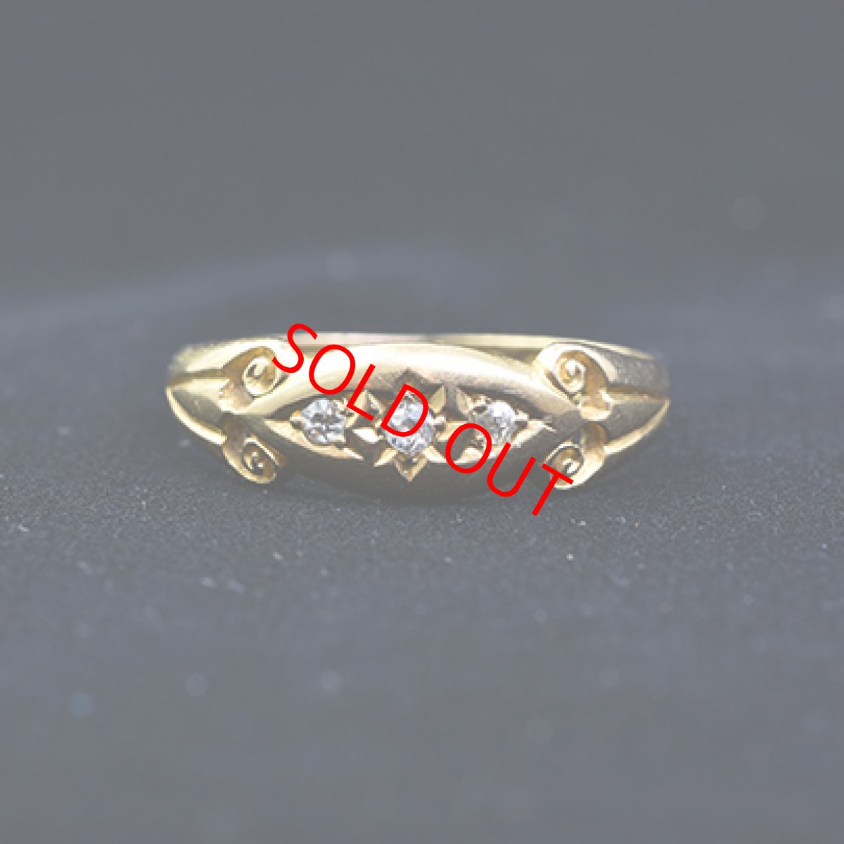 画像4: 18ct,ダイヤモンドリング (4)