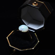 画像5: ゴールド・シルバー ・オパールリング 商談中 (5)