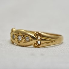 画像2: 18ct,ダイヤモンドリング (2)