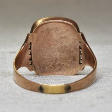 画像4: ＧＯＬＤ,メノウ カメオリング (4)