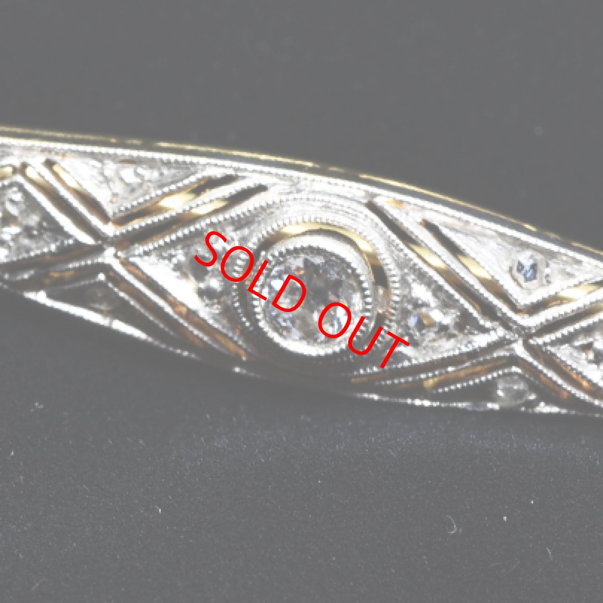 画像6: 14ct．ダイヤモンドブローチ (6)