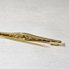 画像3: 14ct．ダイヤモンドブローチ (3)